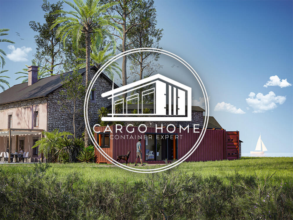 Cargo'HomeRendu 3D d'architecture extérieur et intérieur de maisons containeurs pour Cargo'Home