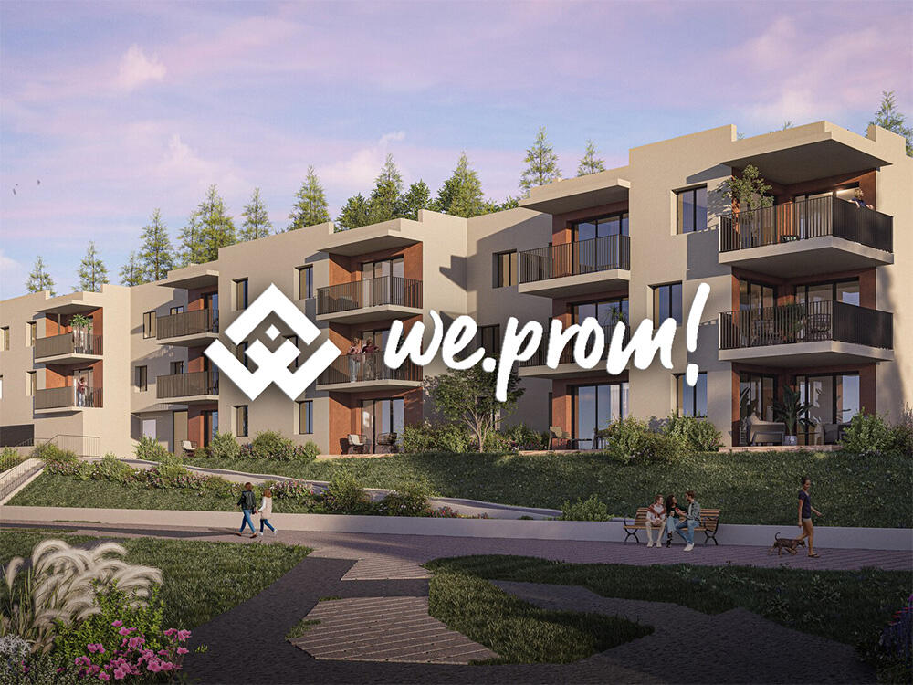 Rendu 3D d'architecture extérieur d'une résidence sénior pour WeProm!